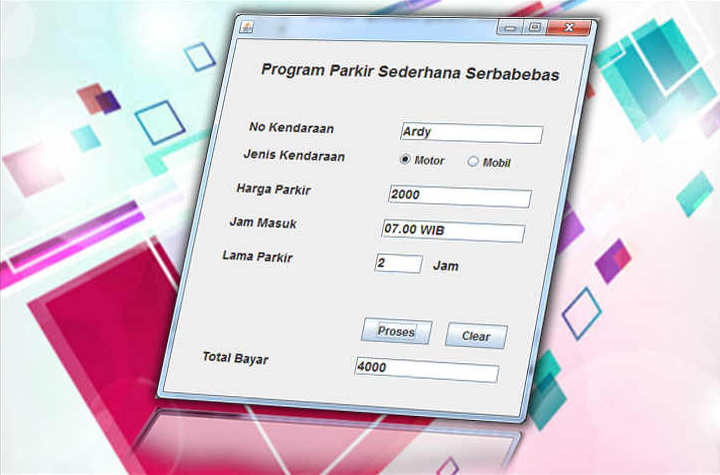 Program parkir dengan php software windows 7